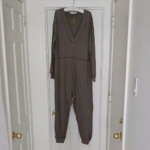 NATURAL LIFE Toast/Grey Jumpsuit